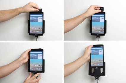 Brodit Hållare med nyckel-lås, LG G Pad F 8.0 