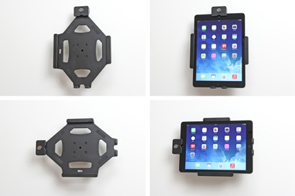 Brodit Hållare med nyckel-lås, Apple iPad 5th Gen (A1822, A1823)/9.7 6th Gen (A1893, A1954)/9.7 New/Air (A1474, A1475, A1476)