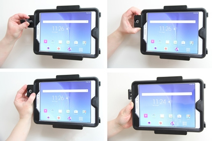 Brodit Hållare med nyckel-lås, Samsung Galaxy Tab A 9.7 