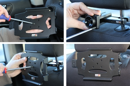 Brodit Hållare med fjäder-lås, Apple iPad Mini (A1432, A1454, A1455) 