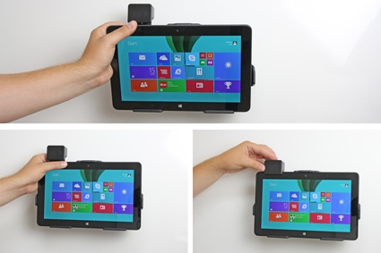 Brodit Hållare med fjäder-lås, Dell Venue 11 Pro (Model 5130)/Pro, New (Model 7140)