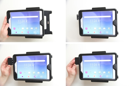 Brodit Hållare med fjäder-lås, Samsung Galaxy Tab A 9.7 