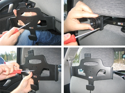 Brodit Hållare med fjäder-lås, Samsung Galaxy Tab 10.1 GT-P7500 