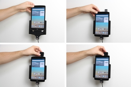 Brodit Hållare med fjäder-lås, LG G Pad F 8.0 