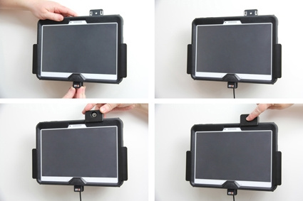 Brodit Hållare med nyckel-lås, Samsung Galaxy Tab 4 10.1 SM-T530/SM-T531/SM-T535