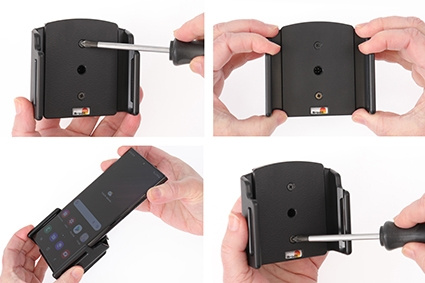 Brodit Passiv hållare med kulled, Samsung Galaxy S22 Ultra 5G (SM-S908B/SM-S908B/DS) 