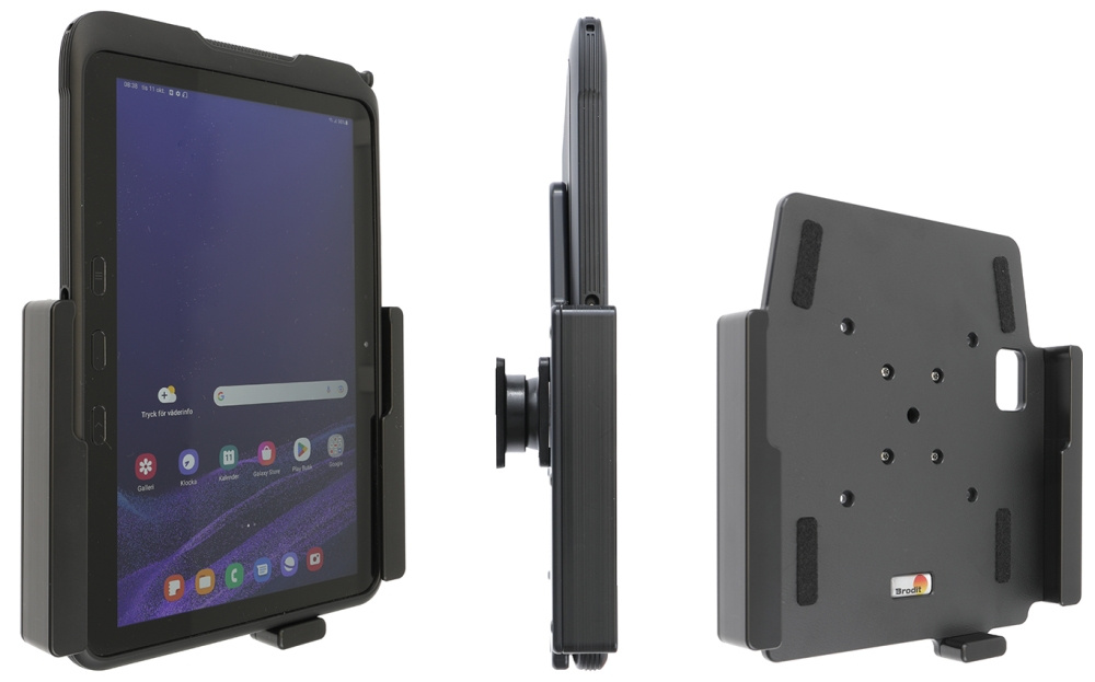 Brodit Passiv hållare med kulled, Samsung Galaxy Tab Active 4 Pro SM-T630/SM-T636 