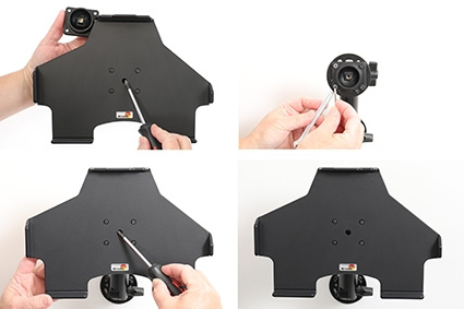 Brodit Passiv hållare med kulled, Apple iPad Pro 11 2024 (A2836, A2837, A3006) 