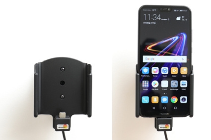 Brodit Aktiv hållare med cigg-kontakt, Huawei P20 Lite 