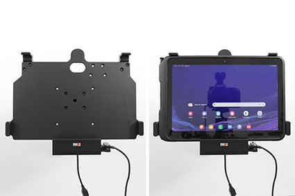 Brodit Aktiv hållare med cigg-kontakt, Samsung Galaxy Tab Active 4 Pro SM-T630/SM-T636 