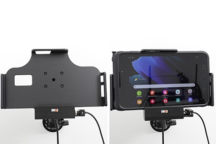 Brodit Aktiv hållare med cigg-kontakt, Samsung Galaxy Tab Active 2 SM-T390/SM-T395/3 SM-T570/SM-T575