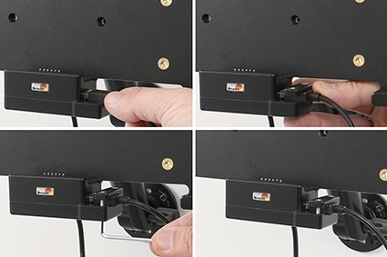 Brodit Aktiv hållare med cigg-kontakt, Honeywell EDA10A 