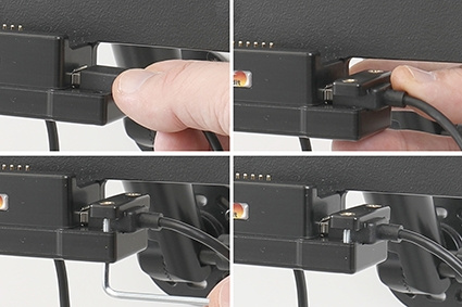 Brodit Aktiv hållare med cigg-kontakt, Honeywell EDA10A 