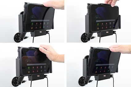 Brodit Aktiv hållare för fast installation, Samsung Galaxy Tab Active 2 SM-T390/SM-T395/3 SM-T570/SM-T575