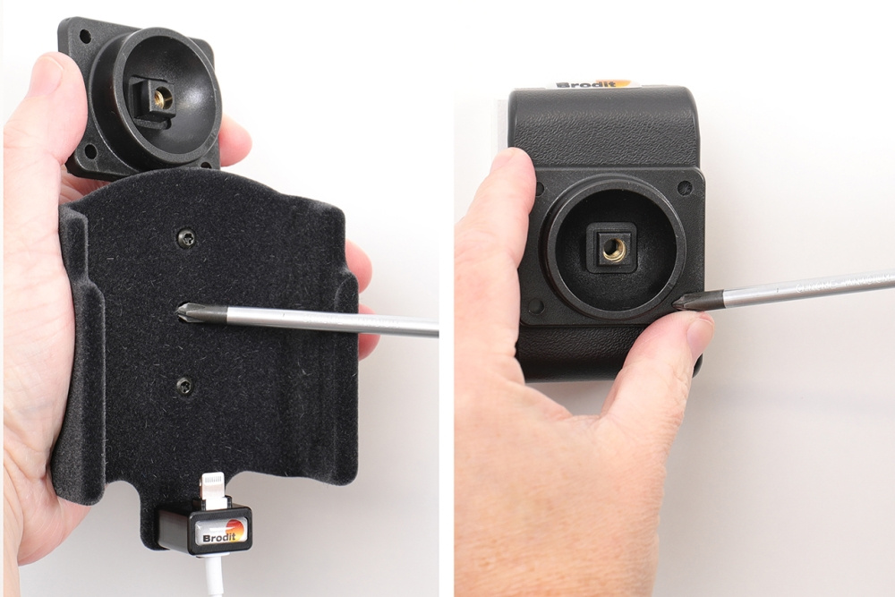 Brodit Hållare för Kabelanslutning, Apple iPhone 11 Pro 