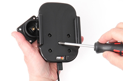 Brodit Qi trådlös aktiv hållare för fast installation, Samsung Galaxy S20 4G, 5G (SM-G981B/SM-G981F) 