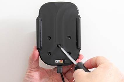 Brodit Qi trådlös aktiv hållare för fast installation, Samsung Galaxy S20 4G, 5G (SM-G981B/SM-G981F) 