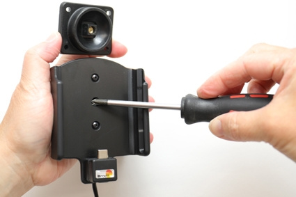 Brodit Aktiv hållare med USB-kabel och cigg-adapter, Huawei P20 