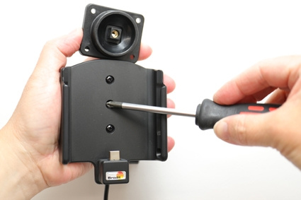 Brodit Aktiv hållare med USB-kabel och cigg-adapter, OnePlus 6/6T/7