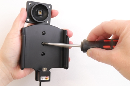 Brodit Aktiv hållare med USB-kabel och cigg-adapter, Samsung Galaxy J4+ (SM-J415) 