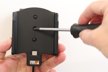 Brodit Aktiv hållare med USB-kabel och cigg-adapter, Samsung Galaxy S10e 