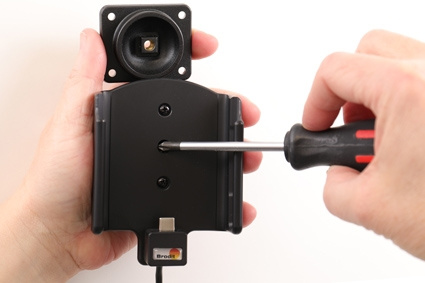 Brodit Aktiv hållare med USB-kabel och cigg-adapter, Huawei P30 