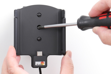 Brodit Aktiv hållare med USB-kabel och cigg-adapter, Samsung Galaxy A50 (SM-A505) 