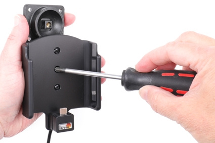 Brodit Aktiv hållare med USB-kabel och cigg-adapter, Samsung Galaxy A70 (SM-A705) 