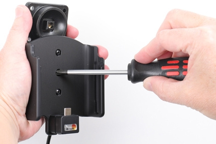 Brodit Aktiv hållare med USB-kabel och cigg-adapter, Samsung Galaxy Note 10+ 5G/SM-N975