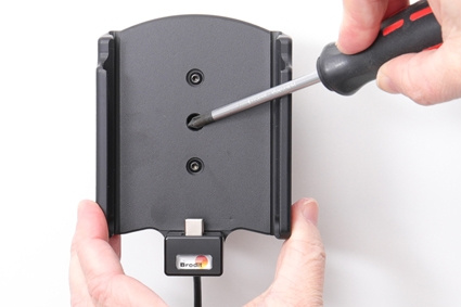 Brodit Aktiv hållare med USB-kabel och cigg-adapter, Samsung Galaxy S20 Ultra 5G (SM-G988B)/S21 Ultra 5G SM-G9988/DS