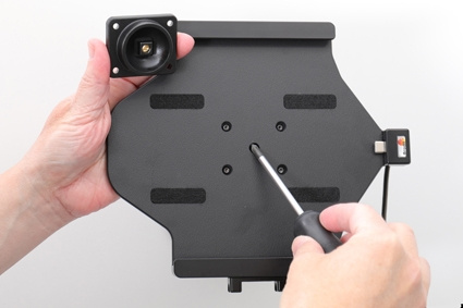 Brodit Aktiv hållare med USB-kabel och cigg-adapter, Samsung Galaxy Tab S6 Lite SM-P610/SM-P615 