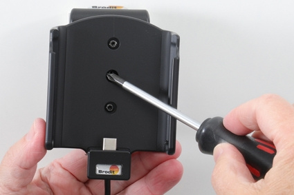 Brodit Aktiv hållare med USB-kabel och cigg-adapter, Samsung Galaxy A41 (SM-A415F) 