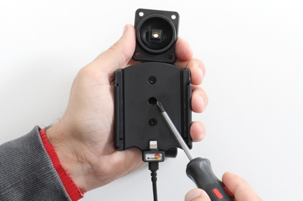 Brodit Aktiv hållare med USB-kabel och cigg-adapter, Apple iPhone 12 Mini 