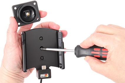 Brodit Aktiv hållare med USB-kabel och cigg-adapter, Samsung Galaxy Xcover 5 