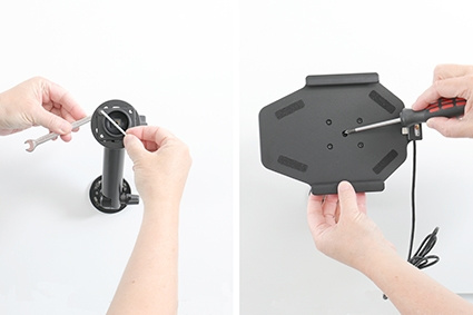 Brodit Aktiv hållare med USB-kabel och cigg-adapter, Samsung Galaxy Tab A7 Lite SM-T220/SM-T225 