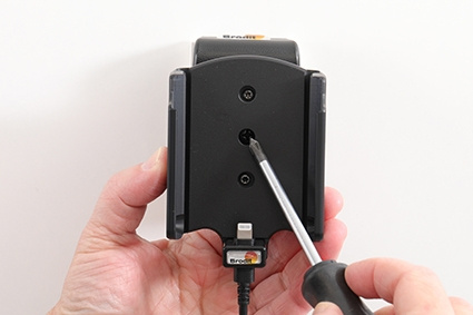 Brodit Aktiv hållare med USB-kabel och cigg-adapter, Apple iPhone 13 Mini 