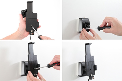Brodit Aktiv hållare med USB-kabel och cigg-adapter, Samsung Galaxy Z Fold4 5G/Fold5