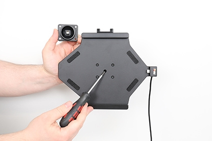 Brodit Aktiv hållare med USB-kabel och cigg-adapter, Samsung Galaxy Tab S9 FE SM-X51x 