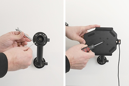 Brodit Aktiv hållare med USB-kabel och cigg-adapter, Samsung Galaxy Tab A9 SM-X110/SM-X115 