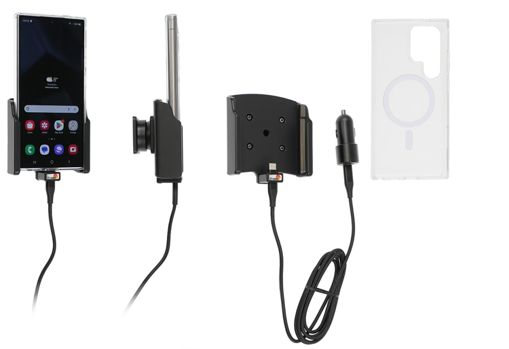 Brodit Mobilskal med Aktiv hållare och billaddare, Samsung Galaxy S24 Ultra SM-S928B/DS 