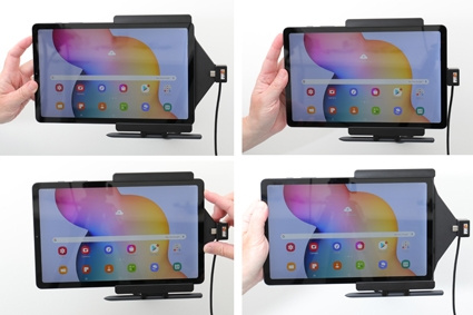 Brodit Aktiv hållare för fast installation, Samsung Galaxy Tab S6 Lite SM-P610/SM-P615 
