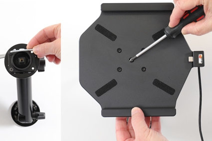 Brodit Aktiv hållare för fast installation, Samsung Galaxy Tab A7 10.4 (2020) SM-T500/SM-T505 