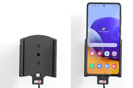 Brodit Aktiv hållare för fast installation, Samsung Galaxy A72 SM-A725F/DS 