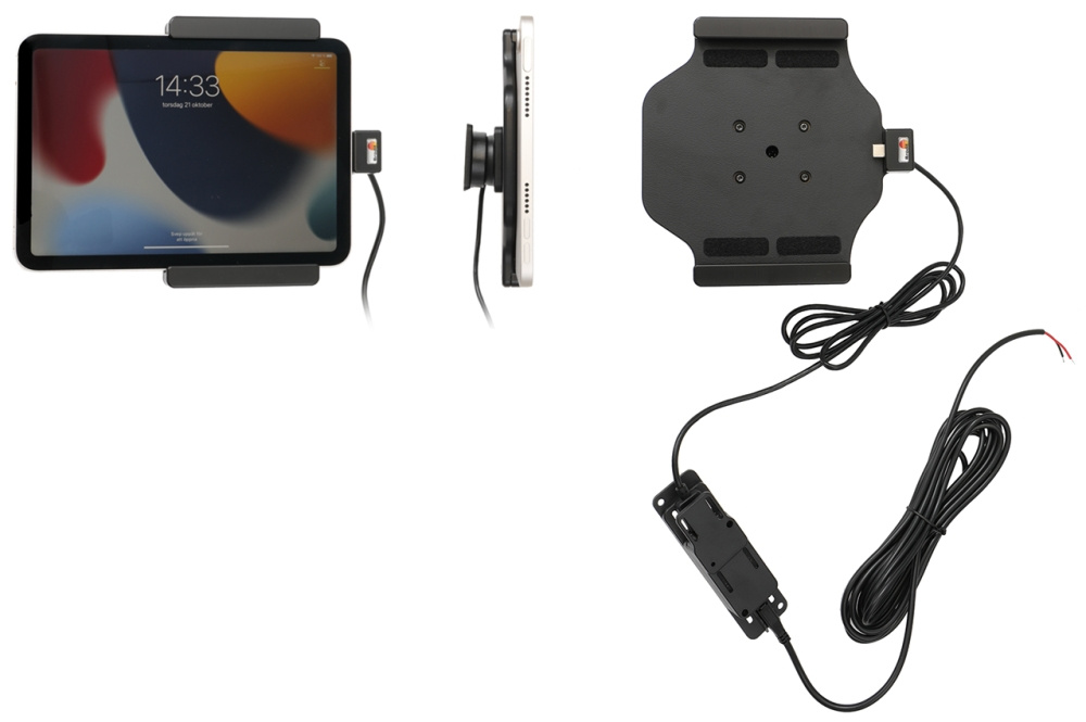 Brodit Aktiv hållare för fast installation, Apple iPad Mini 6th Gen (A2567, A2568, A2569)/7th Gen 2024 (A2995, A2996)