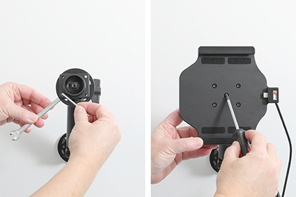 Brodit Aktiv hållare för fast installation, Apple iPad Mini 6th Gen (A2567, A2568, A2569)/7th Gen 2024 (A2995, A2996)