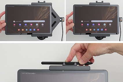 Brodit Aktiv hållare för fast installation, Samsung Galaxy Tab S8 SM-X700 