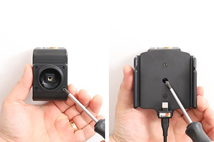 Brodit Aktiv hållare för fast installation, Apple iPhone 15 Plus/15 Pro Max/16 Plus/16 Pro Max