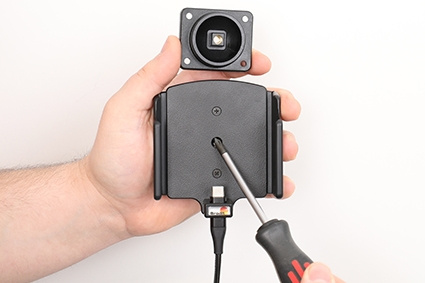 Brodit Aktiv hållare för fast installation, Apple iPhone 15 Plus/15 Pro Max/16 Plus/16 Pro Max