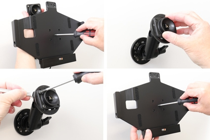 Brodit Hållare med nyckel-lås, Samsung Galaxy Tab A 10.5 SM-T590/SM-T595 