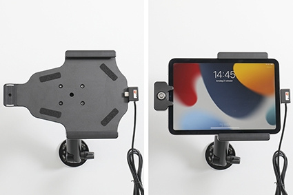 Brodit Hållare med nyckel-lås, Apple iPad Mini 6th Gen (A2567, A2568, A2569)/7th Gen 2024 (A2995, A2996)